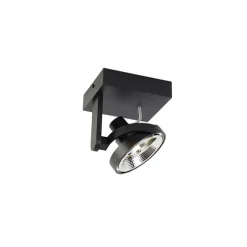 Moderner Deckenspot schwarz verstellbar GU10 111mm - Master