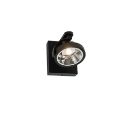 Moderner Deckenspot schwarz verstellbar GU10 111mm - Master