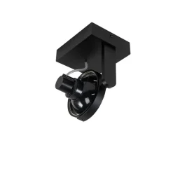 Moderner Deckenspot schwarz verstellbar GU10 111mm - Master