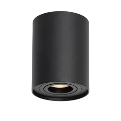 Moderner Deckenspot schwarz dreh- und neigbar - Rondoo up