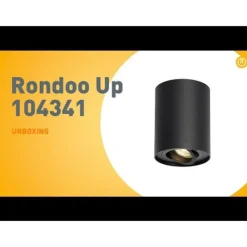 Moderner Deckenspot schwarz dreh- und neigbar - Rondoo up