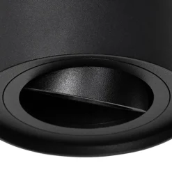 Moderner Deckenspot schwarz dreh- und neigbar - Rondoo up