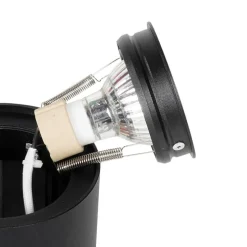 Moderner Deckenspot schwarz dreh- und neigbar - Rondoo up