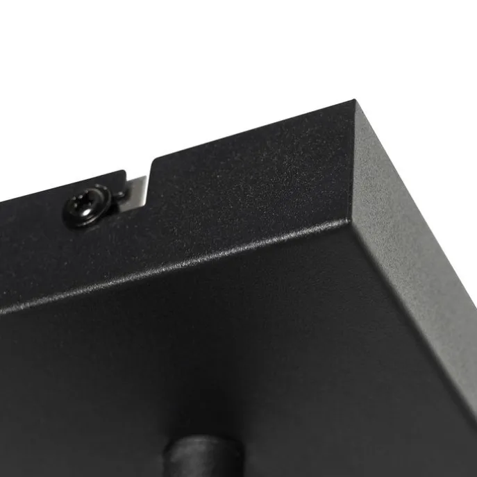 Moderner Deckenspot schwarz quadratisch - Facil