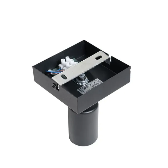 Moderner Deckenspot schwarz quadratisch - Facil