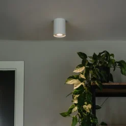 Moderner Deckenspot weiß dreh- und neigbar - Rondoo up