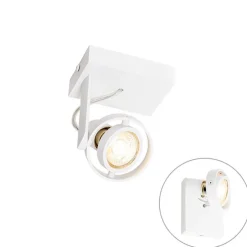 Moderner Deckenspot weiß dreh- und kippbar GU10 50mm - Master