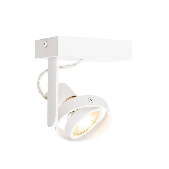 Moderner Deckenspot weiß dreh- und kippbar GU10 50mm - Master