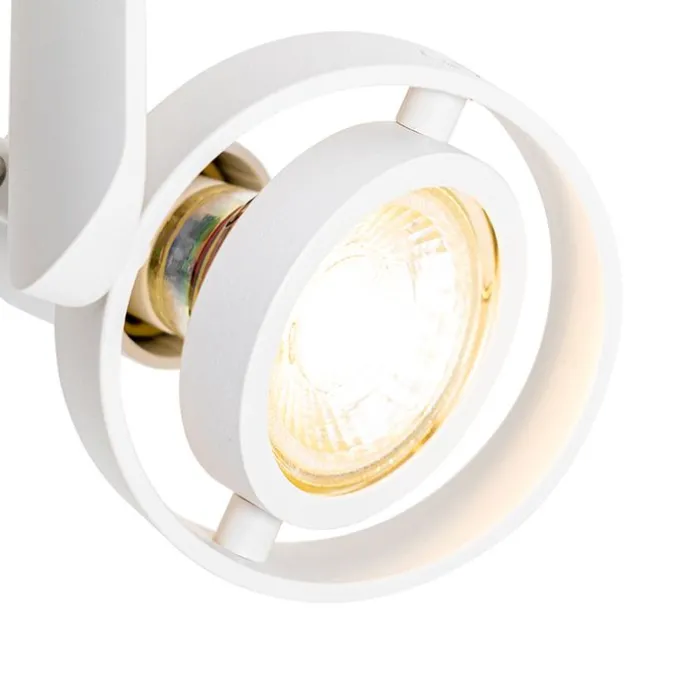 Moderner Deckenspot weiß dreh- und kippbar GU10 50mm - Master