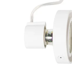 Moderner Deckenspot weiß dreh- und kippbar GU10 50mm - Master