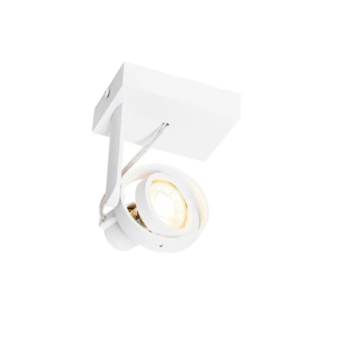 Moderner Deckenspot weiß dreh- und kippbar GU10 50mm - Master