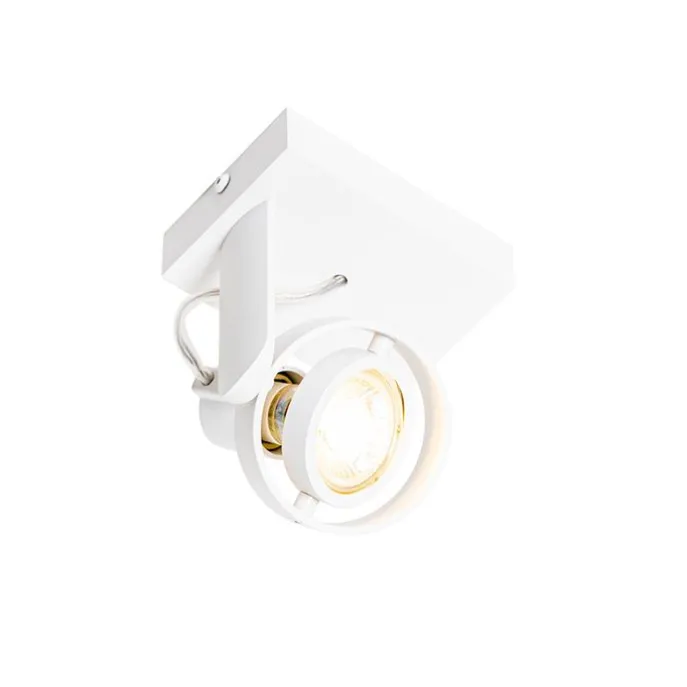 Moderner Deckenspot weiß dreh- und kippbar GU10 50mm - Master