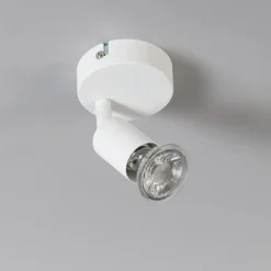 Moderner Deckenspot weiß neigbar - Jeany