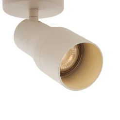Moderner Deckenstrahler Beige GU10 50 mm rund - Stanley