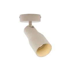 Moderner Deckenstrahler Beige GU10 50 mm rund - Stanley
