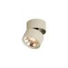 Moderner Deckenstrahler Beige G9 rund schwenk- und neigbar - Go Nine