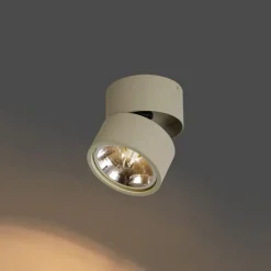 Moderner Deckenstrahler Beige G9 rund schwenk- und neigbar - Go Nine