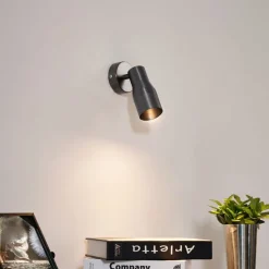 Moderner Deckenstrahler Gunmetal GU10 50 mm rund - Stanley