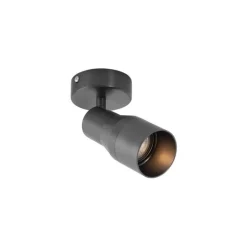 Moderner Deckenstrahler Gunmetal GU10 50 mm rund - Stanley