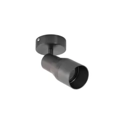 Moderner Deckenstrahler Gunmetal GU10 50 mm rund - Stanley