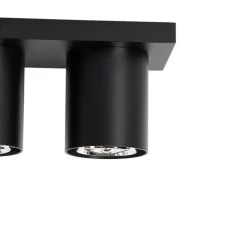 Moderner Deckenstrahler schwarz 3-flammig - Tubo