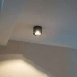 Moderner Deckenstrahler schwarz dreh- und neigbar AR111 - Rondoo Up