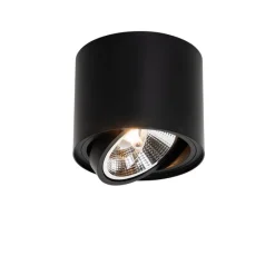 Moderner Deckenstrahler schwarz dreh- und neigbar AR111 - Rondoo Up