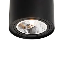 Moderner Deckenstrahler schwarz dreh- und neigbar AR111 - Rondoo Up