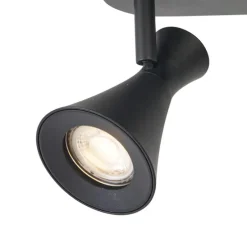 Moderner Deckenstrahler schwarz 3-flammig verstellbar - Triangle