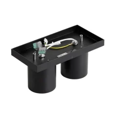 Moderner Deckenstrahler schwarz 2-flammig - Tubo