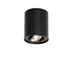 Moderner Deckenstrahler schwarz dreh- und neigbar AR70 - Rondoo Up