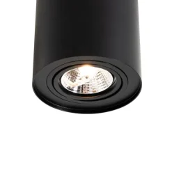 Moderner Deckenstrahler schwarz dreh- und neigbar AR70 - Rondoo Up