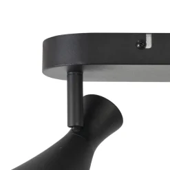 Moderner Deckenstrahler schwarz 4-flammig dreh- und schwenkbar - Triangle