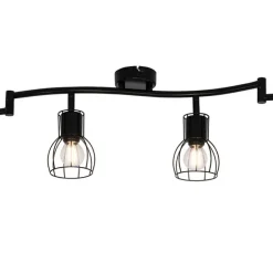 Moderner Deckenstrahler schwarz 145 cm 6-flammig - Botu