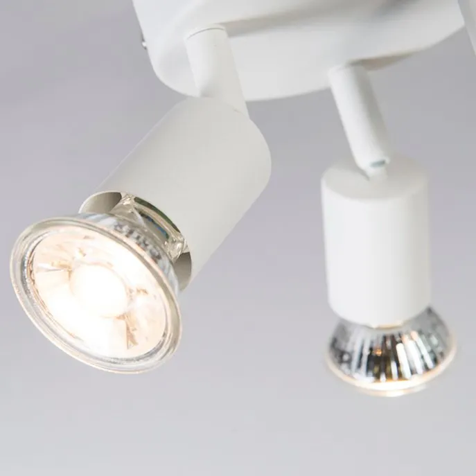 Moderner Deckenstrahler weiß rund - Jeany 3