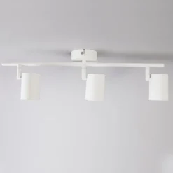 Moderner Deckenstrahler weiß 3-flammig verstellbar - Jeana