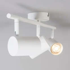 Moderner Deckenstrahler weiß 3-flammig verstellbar - Jeana