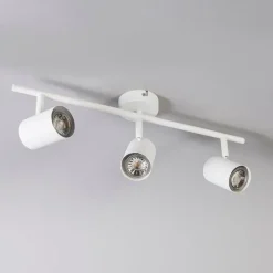 Moderner Deckenstrahler weiß 3-flammig verstellbar - Jeana