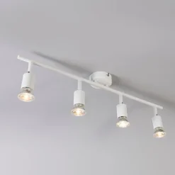 Moderner Deckenstrahler weiß schwenkbar - Jeany 4