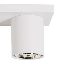 Moderner Deckenstrahler weiß 2-flammig - Tubo