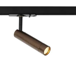 Moderner Dunkelbronze-Spot für 1-phasiges Schienensystem - Iconic Ivy