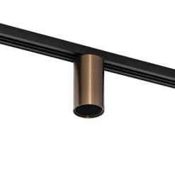 Moderner Dunkelbronze-Strahler für 1-Phasen-Schienen-System GU10 35mm - Iconic Ruby Honey
