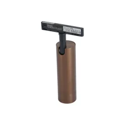 Moderner Dunkelbronze-Strahler für 1-Phasen-Schienensystem GU10 35mm - Slimline Uzzy