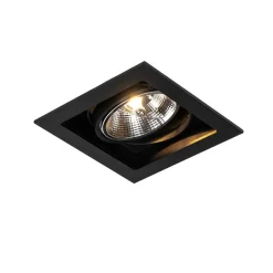 Moderner Einbau Spot schwarz 18 cm verstellbar - Artemis 111