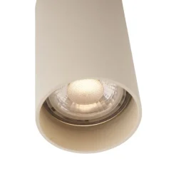Moderner Einbaustrahler Beige GU10 50mm rund - Tuba