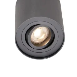 Moderner Einbaustrahler Gunmetal GU10 50mm schwenkbar - Rondoo Up