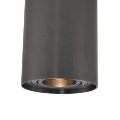 Moderner Einbaustrahler Gunmetal GU10 50mm schwenkbar - Rondoo Up