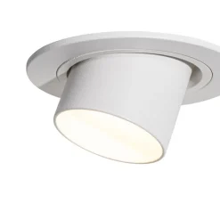 Moderner Einbaustrahler weiß GU10 35 mm rund schwenkbar - Installa