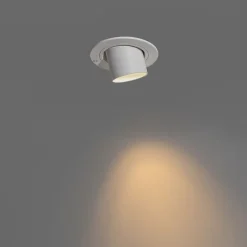 Moderner Einbaustrahler weiß GU10 35 mm rund schwenkbar - Installa