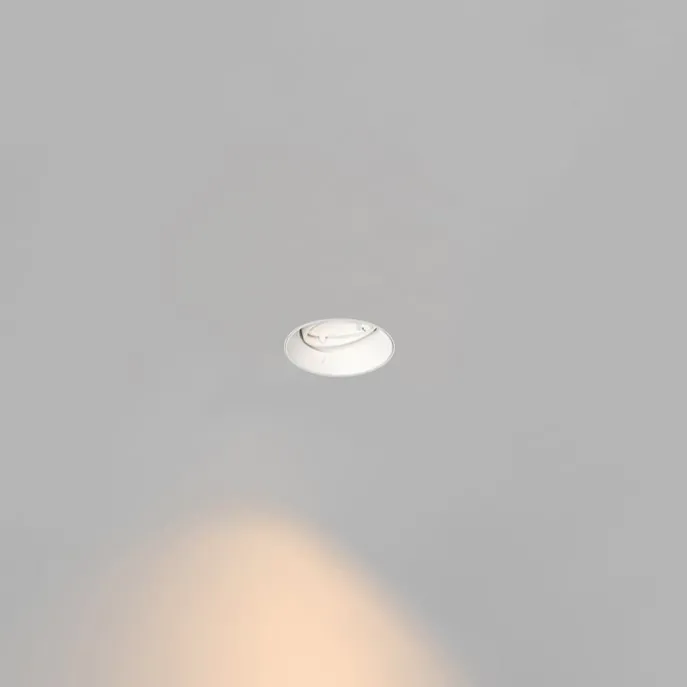 Moderner Einbaustrahler weiß GU10 rund randlos - Oneon